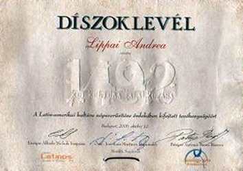 Lippai Andrea - kitntetsek